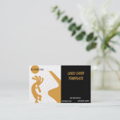 Sun Southwestern Logo Kokopelli Visitekaartje (Staand voorkant)