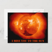 Sun space skies denken aan jou briefkaart (Voorkant / Achterkant)