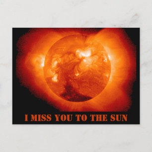 Sun space skies denken aan jou briefkaart