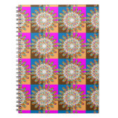 SUN sparkle chakra sunflower art van NavinJOSHI Notitieboek (Voorkant)