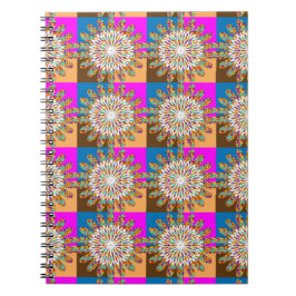 SUN sparkle chakra sunflower art van NavinJOSHI Notitieboek