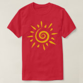 Sun Spiral T-shirt (Design voorkant)