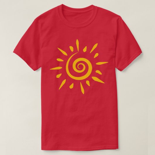 Sun Spiral T-shirt (Design voorkant)