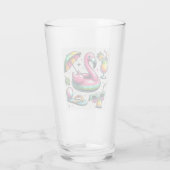 Sun Splash Zomer Zwembad Party Glas (Achterkant)