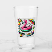 Sun Splash Zomer Zwembad Party Glas (Voorkant)