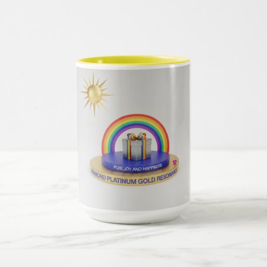 Sun Splashed Rainbow Mug Mok (Midden)
