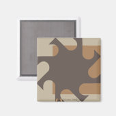 Sun Sponap beige magneet 2 (Voorkant / Achterkant)