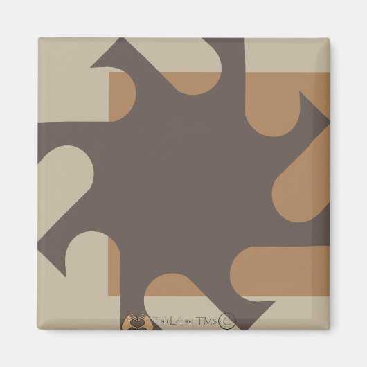 Sun Sponap beige magneet 2 (Voorkant)