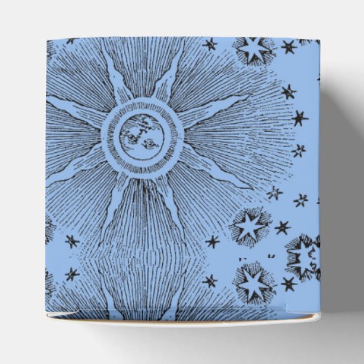 Sun Stars Antiek Nachtlucht Middeleeuwse Zodiac Bedankdoosjes (Bovenkant)