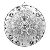 Sun Stars Antiek Nachtlucht Middeleeuwse Zodiac Dartbord (Voorkant)