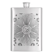 Sun Stars Antiek Nachtlucht Middeleeuwse Zodiac Flacon (Voorkant)