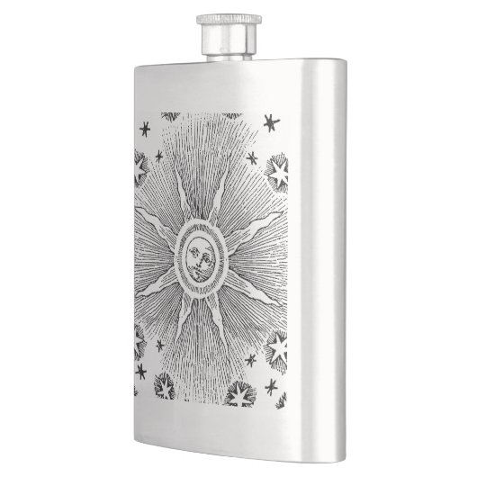 Sun Stars Antiek Nachtlucht Middeleeuwse Zodiac Flacon (Links)