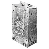 Sun Stars Antiek Nachtlucht Middeleeuwse Zodiac Klein Cadeauzakje (Voorkant Gekanteld)