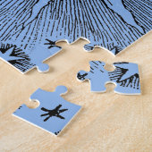 Sun Stars Antiek Nachtlucht Middeleeuwse Zodiac Legpuzzel (Zijkant)