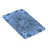 Sun Stars Antiek Nachtlucht Middeleeuwse Zodiac Magneet (Rechterzijde)