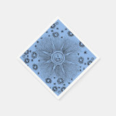Sun Stars Antiek Nachtlucht Middeleeuwse Zodiac Servetten (Hoek)