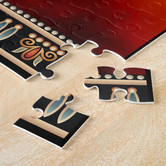 Sun Stone of Tenochtitlan Legpuzzel (Zijkant)
