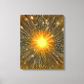 Sun Streaks Canvas Afdruk (Voorkant)