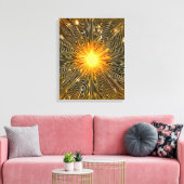 Sun Streaks Canvas Afdruk (Insitu (Woonkamer))