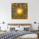 Sun Streaks Canvas Afdruk (Insitu (Slaapkamer))
