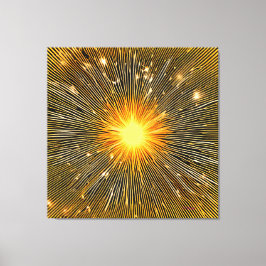 Sun Streaks Canvas Afdruk