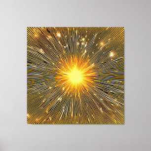 Sun Streaks Canvas Afdruk