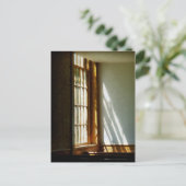 Sun Streaming door venster Briefkaart (Staand voorkant)