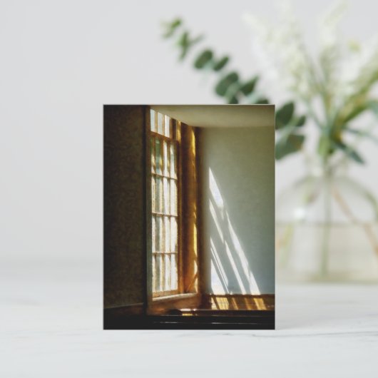 Sun Streaming door venster Briefkaart (Staand voorkant)