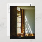 Sun Streaming door venster Briefkaart (Voorkant / Achterkant)