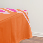 Sun Sunrise Hot Pink en Oranje Preppy Sunshine Tafelkleed (Voorbeeld)