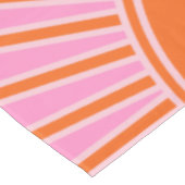 Sun Sunrise roze en Oranje  Boho Sunshine Tafelkleed (Gekanteld)