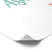 Sun Sunshine Baby shower Welkom Teken Poster (Hoek)