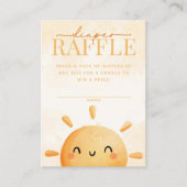 Sun Sunshine Diaper Raffle Kaart Insert (Voorkant)