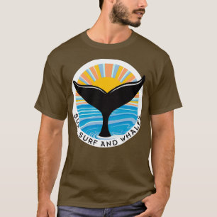 Sun Surf en walvissen T-shirt