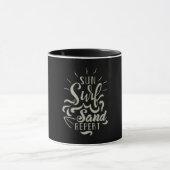 Sun Surf Sand Herhalen Mok (Midden)