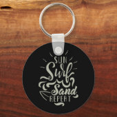 Sun Surf Sand Herhalen Sleutelhanger (Voorkant)