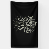Sun Surf Sand Herhalen Spandoek (Verticaal)