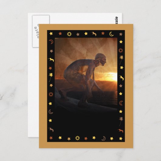 Sun Surfer Briefkaart (Voorkant / Achterkant)