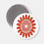 SUN SUTRA: ZIJDEACHTIGE RIJKE KLEUR Oppervlak door Magneet (Voorkant / Achterkant)