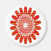 SUN SUTRA: ZIJDEACHTIGE RIJKE KLEUR Oppervlak door Magneet (Voorkant)