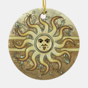 Sun Symbol Ornament