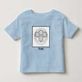 Sun-symbool Kinder Shirts (Voorkant)