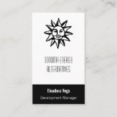 Sun-symbool Visitekaartje (Voorkant)