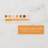 SUN TANNING klantwaardering (mod squares) Klantenkaartje (Voorkant / Achterkant)