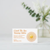 Sun Tanning Mobile Spray Tan Visitekaartje (Staand voorkant)