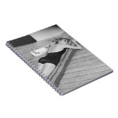 Sun Tanning Woman Notitieboek (Rechterzijde)