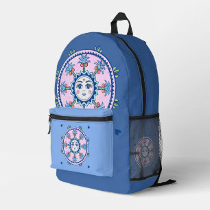 Sun Tarot Art Boho Bedrukte Rugzak