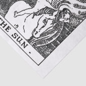 Sun Tarot Card Tissue Paper Tissuepapier (Detail)
