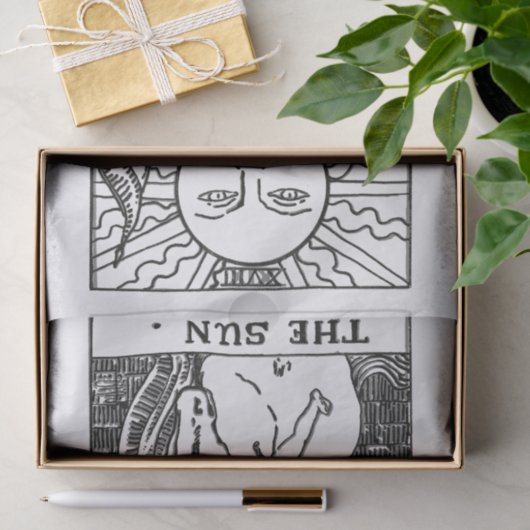 Sun Tarot Card Tissue Paper Tissuepapier (Geschenk)