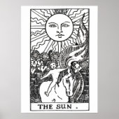 Sun Tarot Kaart Poster (Voorkant)